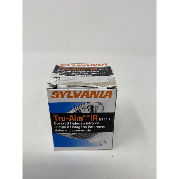 one NEW Sylvania 50MR16/IR/FL35/C 12V 50W Flood 54173 EXN Halogen 2-Pin MR16 - Picture 1 of 10
